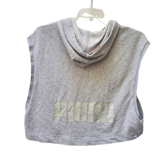 Puma Other - PUMA Boxy Crop Hooded Muscle Tank EUC! Size Large